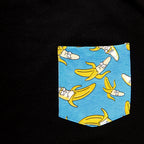 Imagen del producto Rick y Morty - Camiseta de bolsillo Banana negra