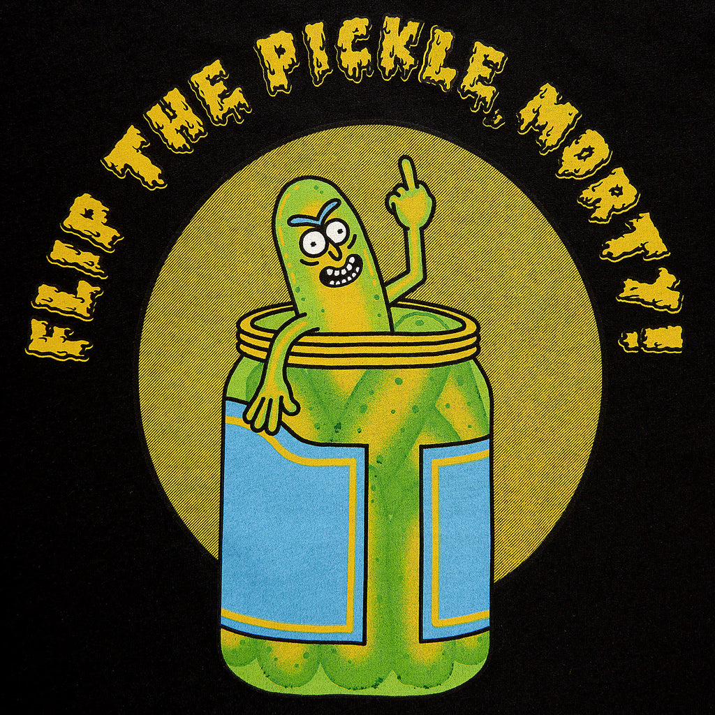 Product image Rick and Morty - Flip the Pickle T-Shirt Black