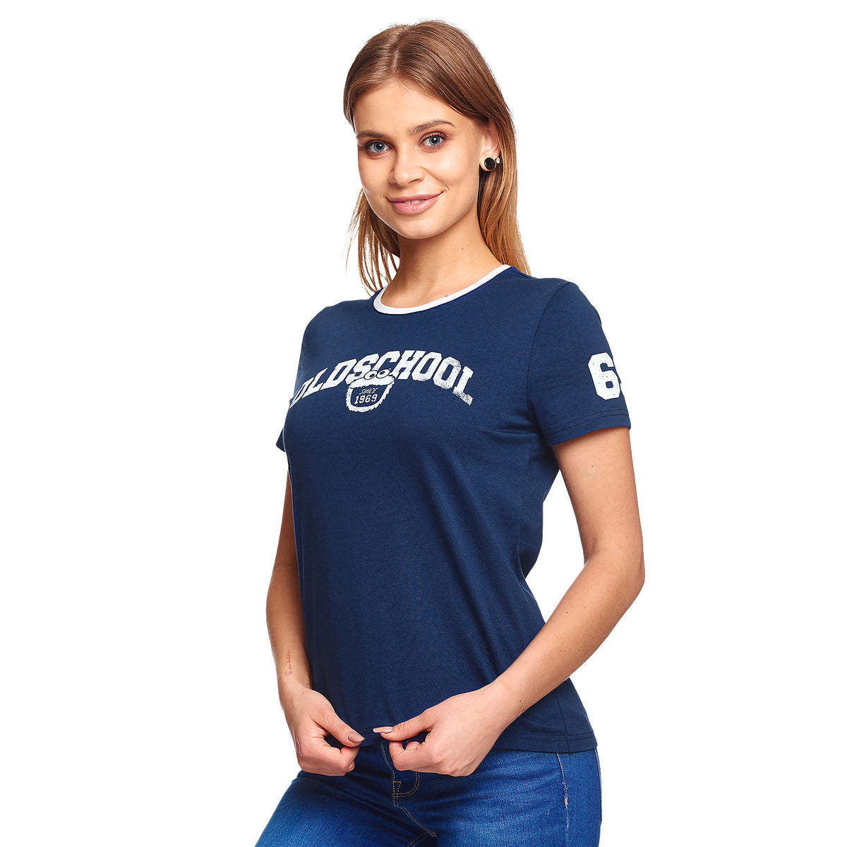 Imagen del producto Barrio Sésamo - Camiseta Oldschool para mujer azul