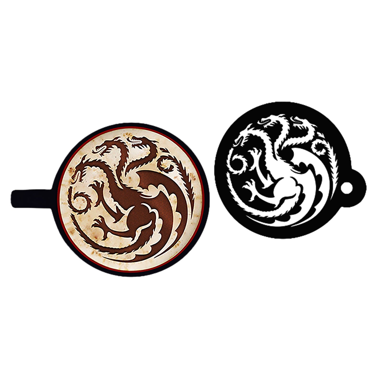 Product image Game of Thrones - House Targaryen mug with stencil