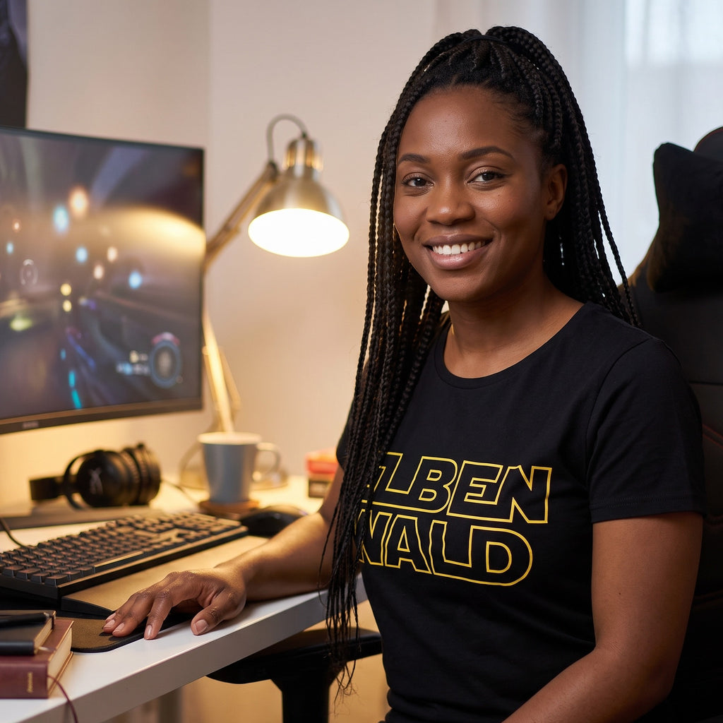 Imagen del producto Camiseta con el logo de Elbenwald para fans de Star Wars