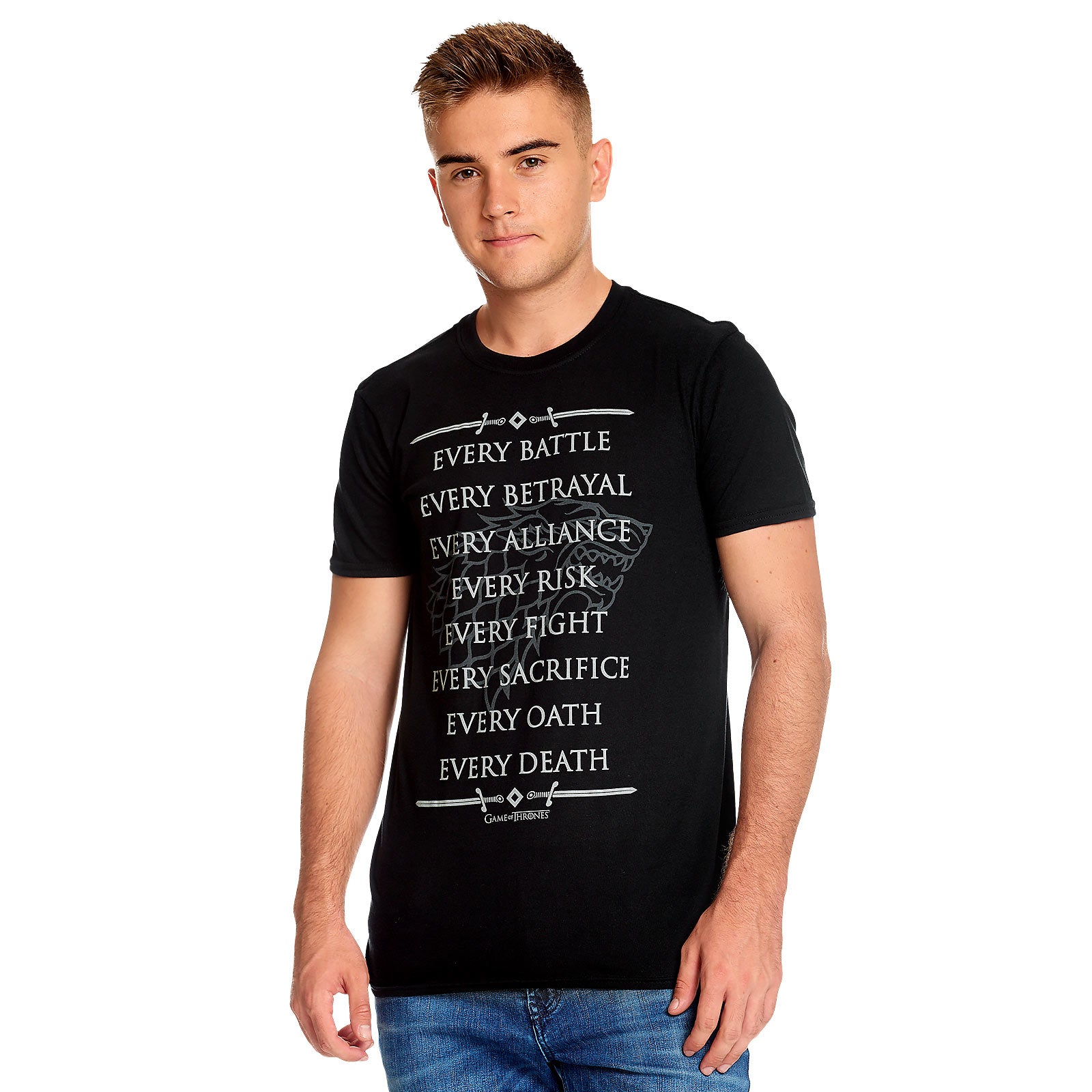 Product image Stark For The Throne T-Shirt black - Game of Thrones