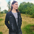 Imagen del producto Harry Potter - Mapa del Merodeador Chaqueta de mezclilla para mujer negra