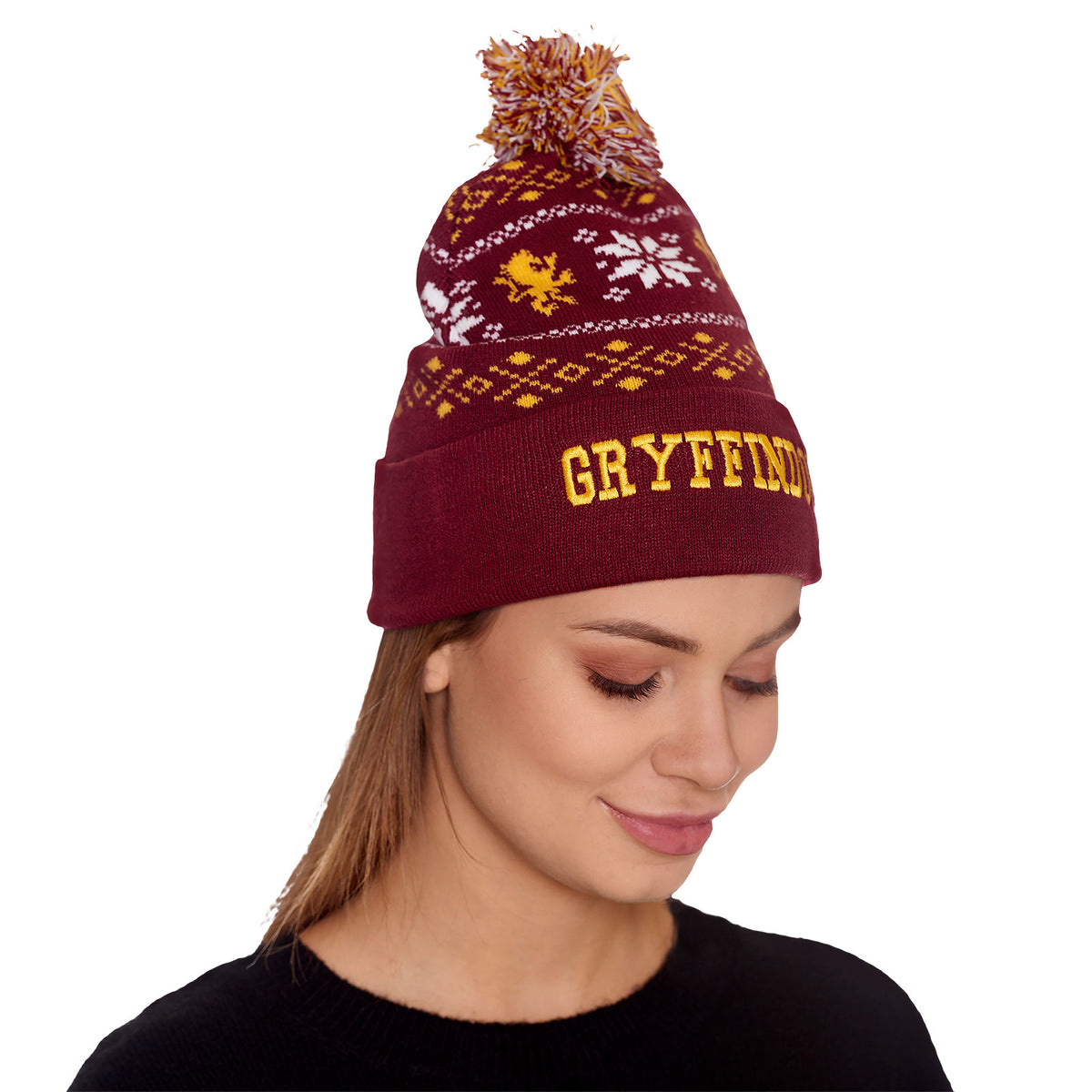 Imagen del producto Harry Potter - Gorro noruego Gryffindor rojo