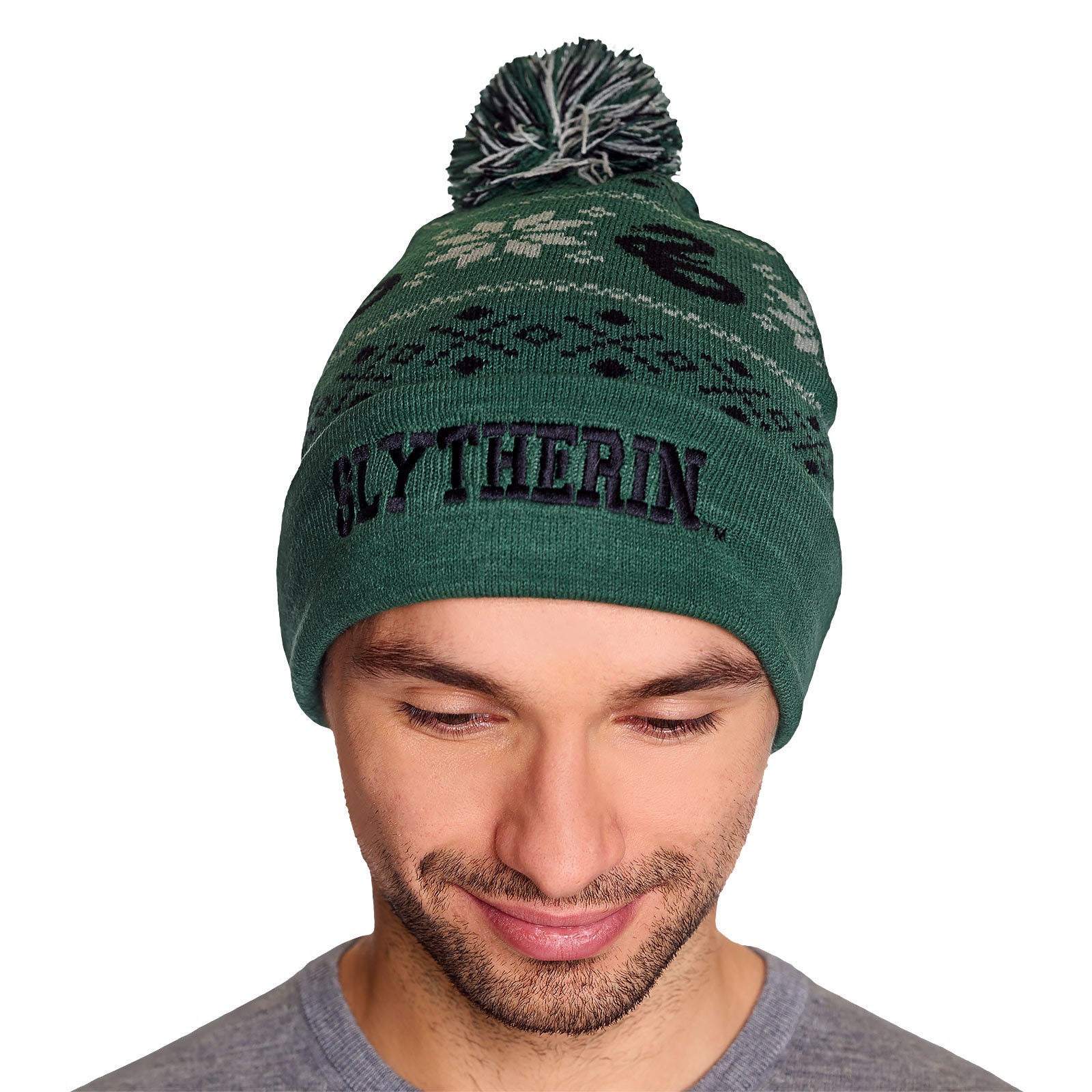 Imagen del producto Harry Potter - Gorro noruego Slytherin verde