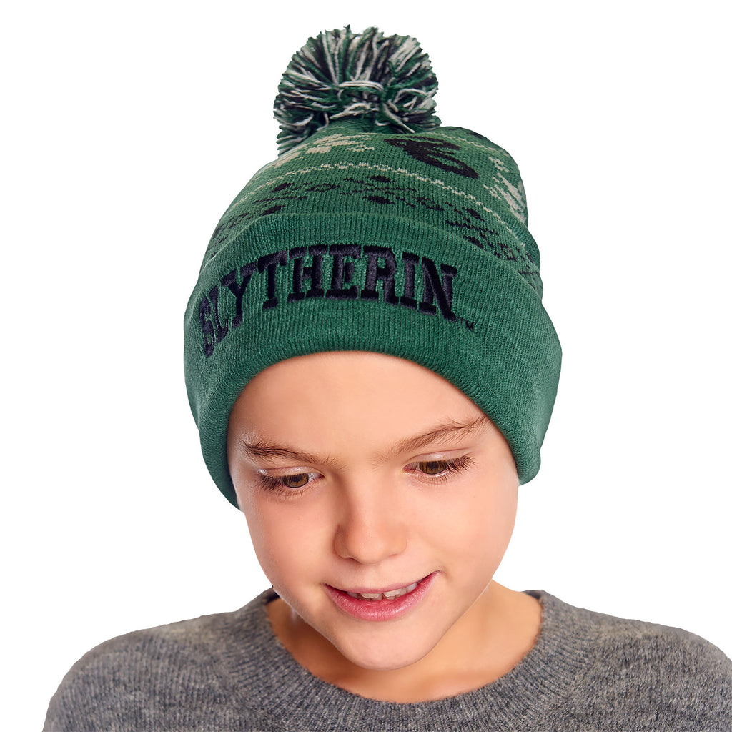 Imagen del producto Harry Potter - Gorro noruego Slytherin verde