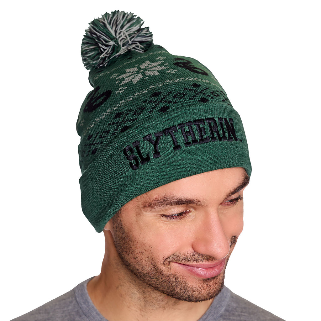 Imagen del producto Harry Potter - Gorro noruego Slytherin verde