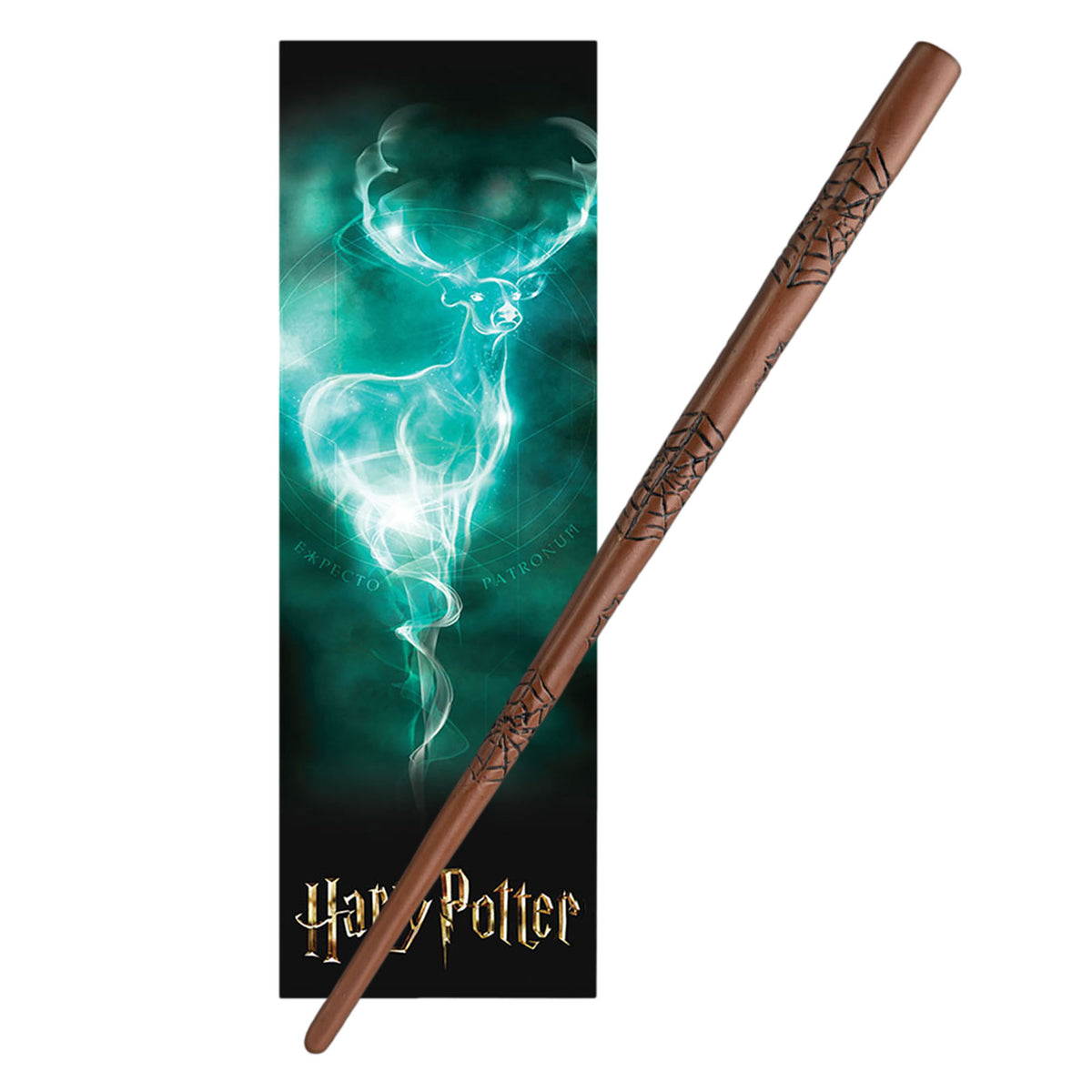 Imagen del producto Varita de James Potter para jóvenes magos con marcador de libros - Harry Potter