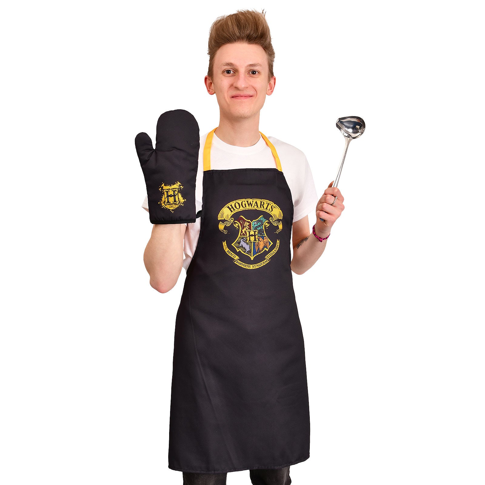 Imagen del producto Harry Potter - Delantal de Hogwarts con guante de horno