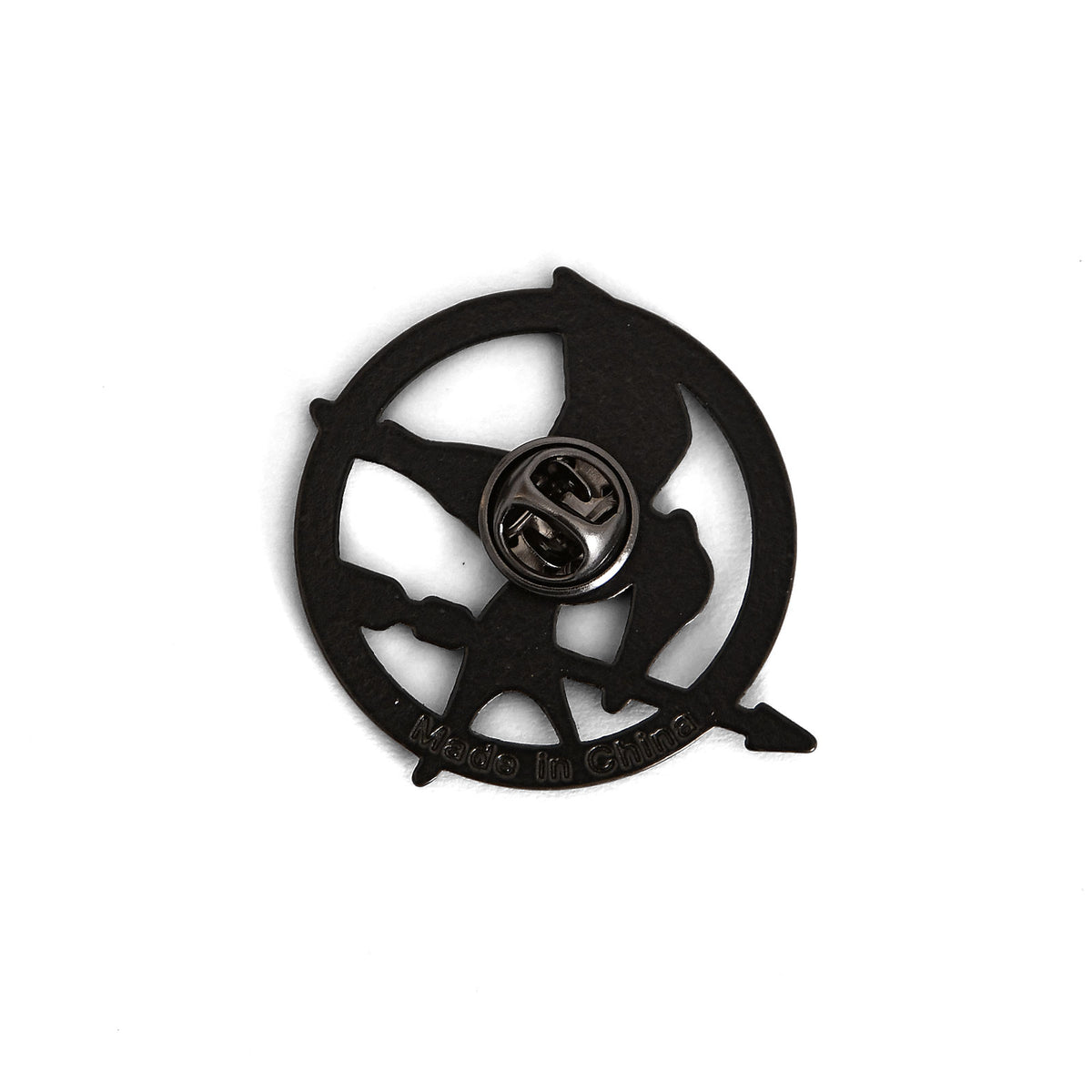 Imagen del producto Los juegos del hambre - Pin del Sinsajo negro