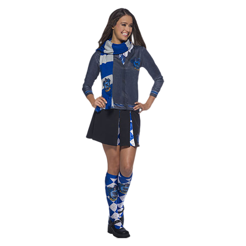 Imagen del producto Harry Potter - Bufanda de punto de disfraz con escudo de Ravenclaw