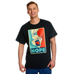 Imagen del producto Looney Tunes - Camiseta negra con póster de Bugs Bunny Nope