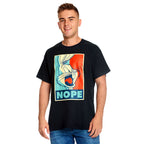 Imagen del producto Looney Tunes - Camiseta negra con póster de Bugs Bunny Nope