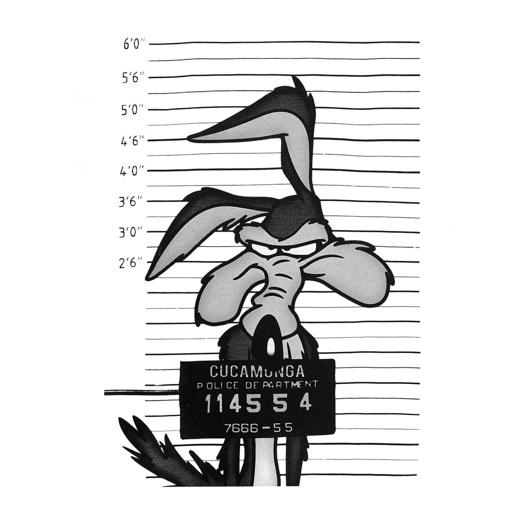 Imagen del producto Looney Tunes - Wile E. Coyote Mugshot Camiseta blanca