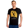 Imagen del producto El Rey León - Camiseta negra de silueta