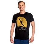 Imagen del producto El Rey León - Camiseta negra de silueta