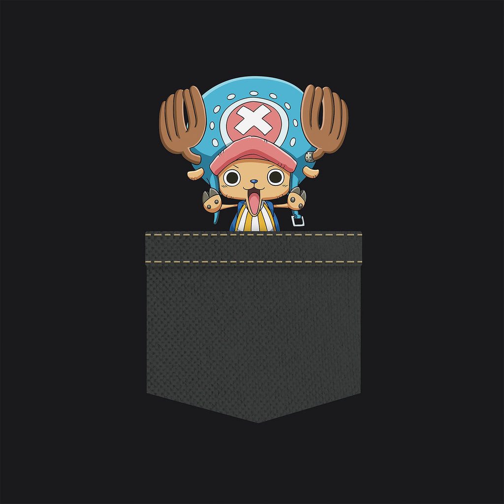 Imagen del producto One Piece - Camiseta Pocket Chopper negra