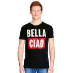 Imagen del producto Camiseta Bella Ciao para fans de La Casa de Papel negro