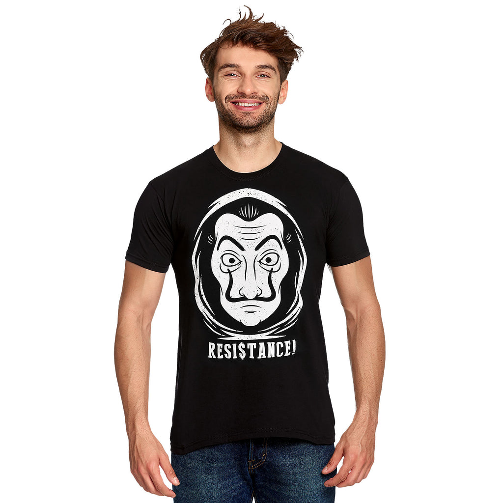 Imagen del producto Camiseta de Resistencia para fans de La Casa de Papel negra