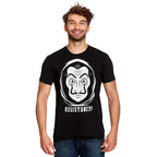 Imagen del producto Camiseta de Resistencia para fans de La Casa de Papel negra