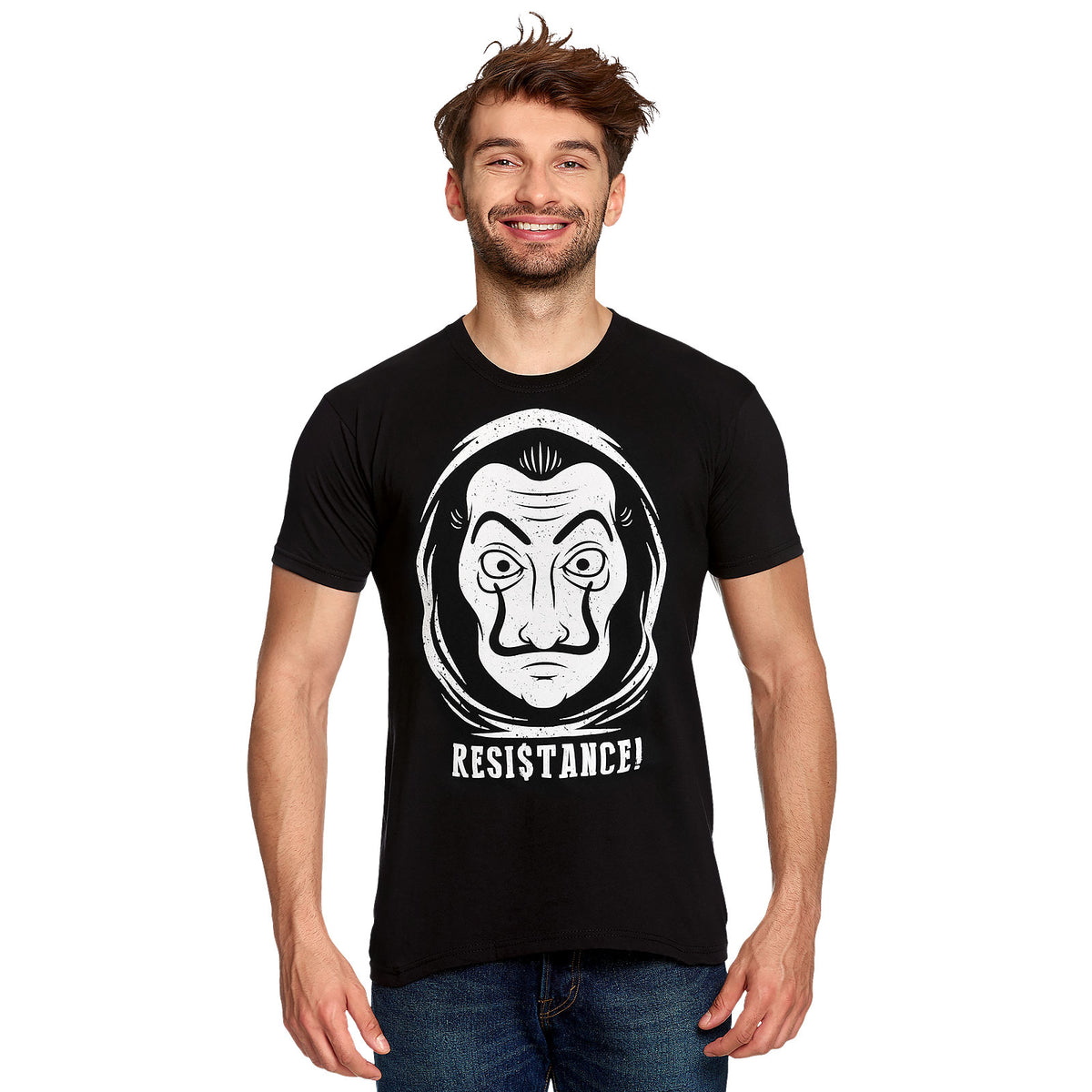 Imagen del producto Camiseta de Resistencia para fans de La Casa de Papel negra