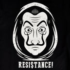 Imagen del producto Camiseta de Resistencia para fans de La Casa de Papel negra