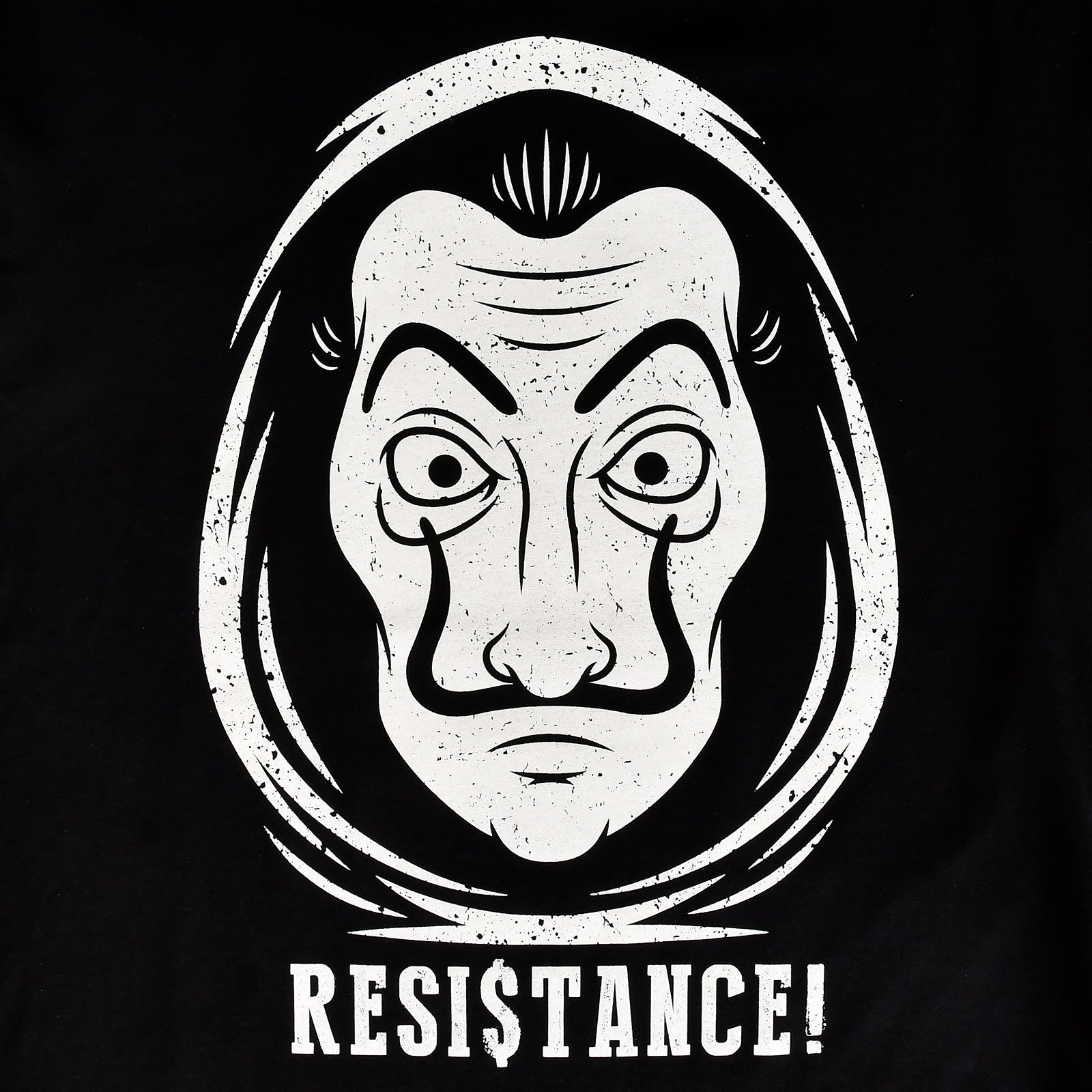 Imagen del producto Camiseta de Resistencia para fans de La Casa de Papel negra