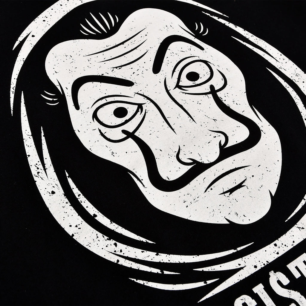 Imagen del producto Camiseta de Resistencia para fans de La Casa de Papel negra