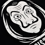 Imagen del producto Camiseta de Resistencia para fans de La Casa de Papel negra