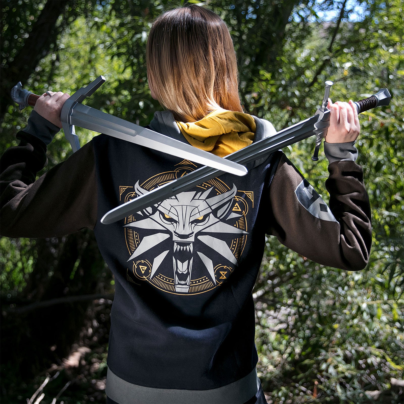 Imagen del producto Witcher - Set de armas de acolchado LARP de acero y plata