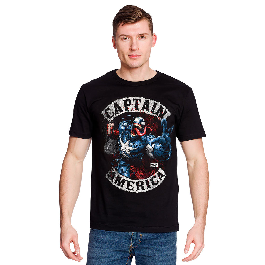 Imagen del producto Captain America - Camiseta Venomizada negra