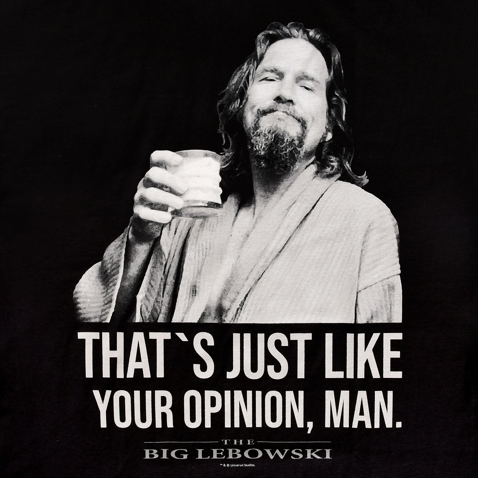 Imagen del producto The Big Lebowski - Camiseta Dude negra