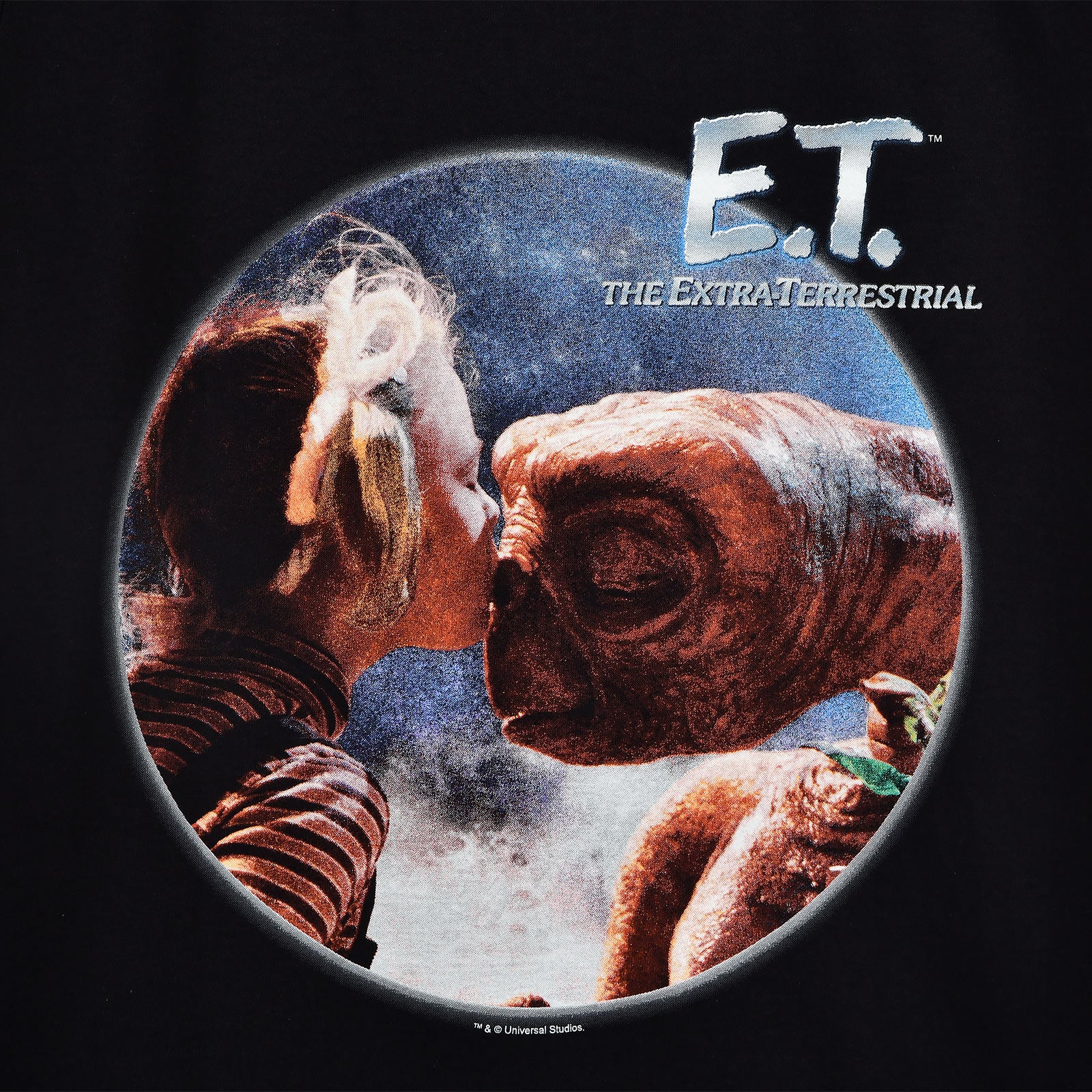Imagen del producto Camiseta de E.T. y Gertie para mujer, color negro