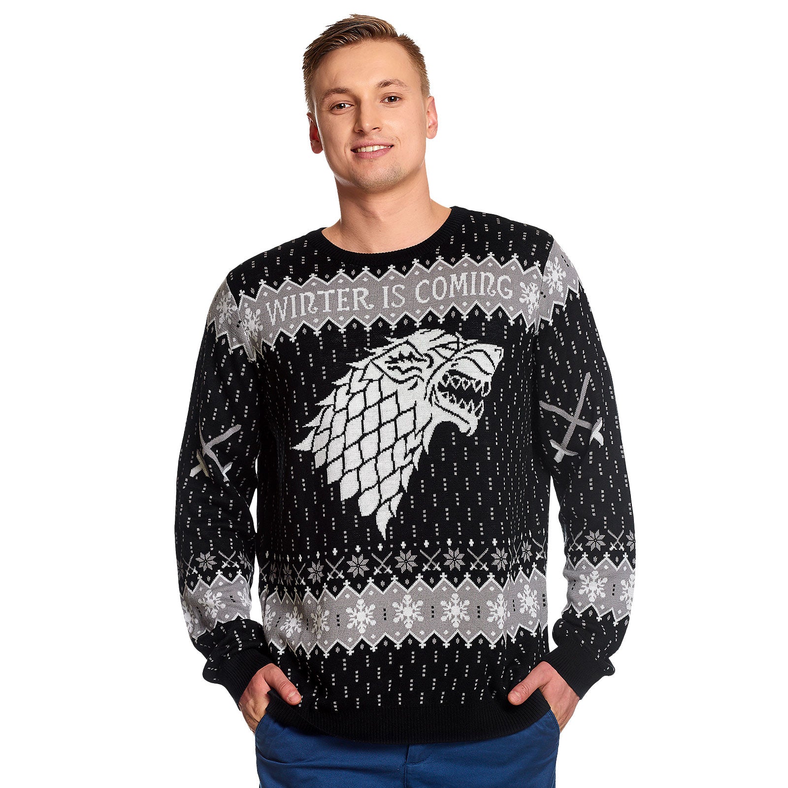 Imagen del producto Juego de Tronos - Jersey de punto con escudo Stark