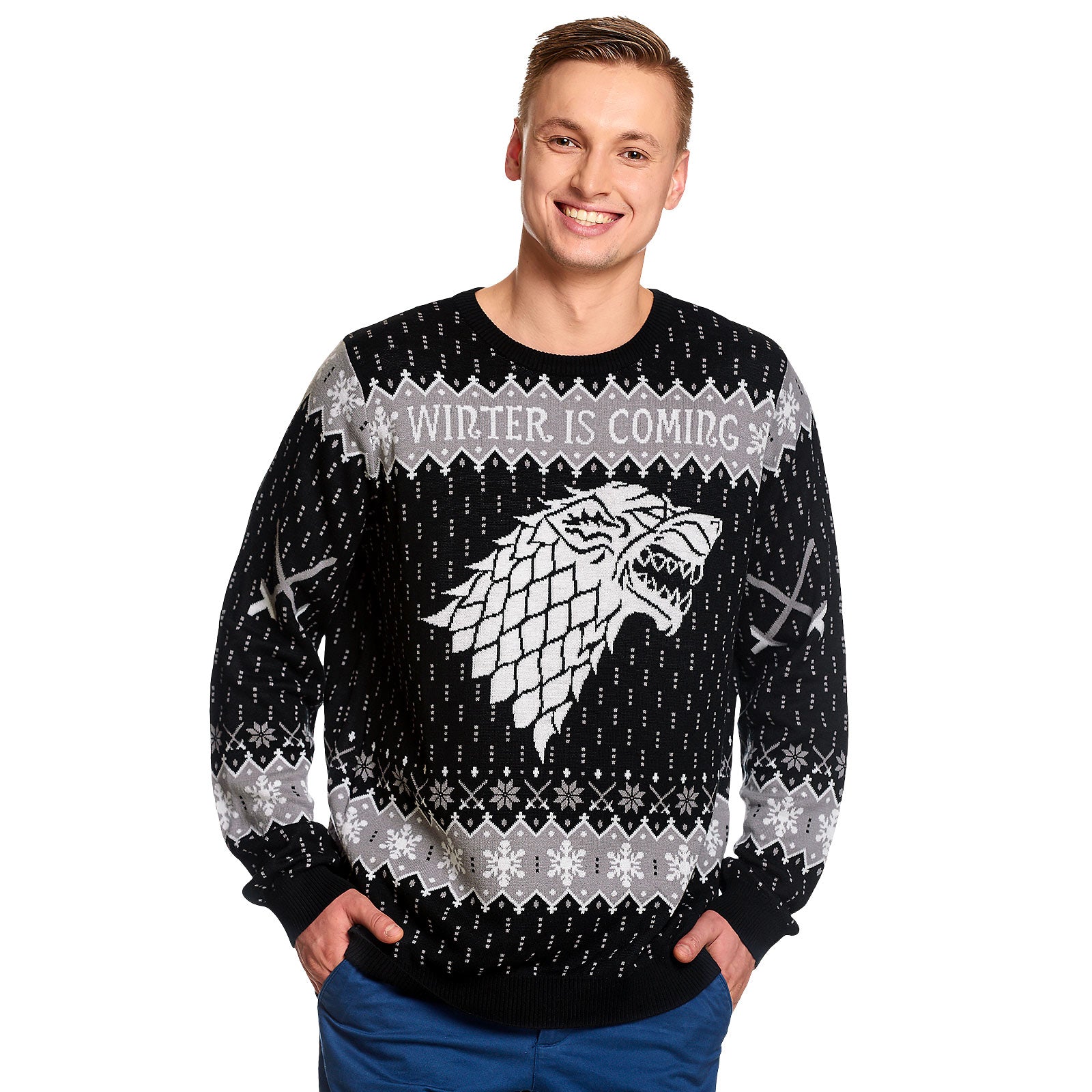 Imagen del producto Juego de Tronos - Jersey de punto con escudo Stark