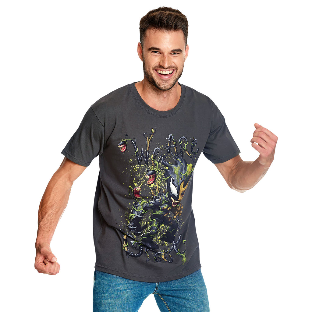 Imagen del producto Guardians of the Galaxy - Camiseta Venomized Groot gris