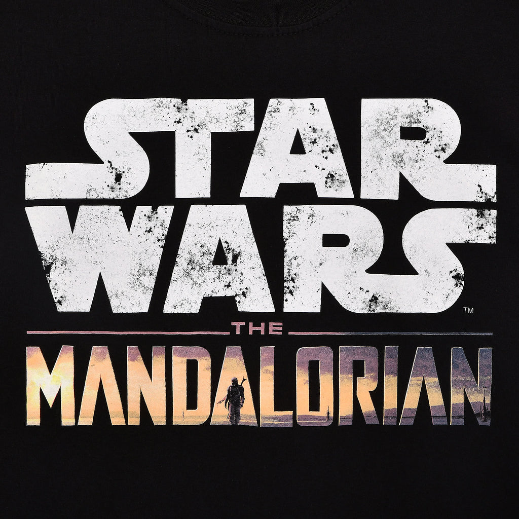 Product image The Mandalorian Logo Intro T-Shirt Black - Star Wars