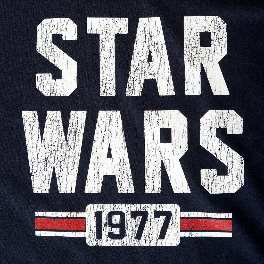Imagen del producto Camiseta azul de Star Wars de 1977 Distressed