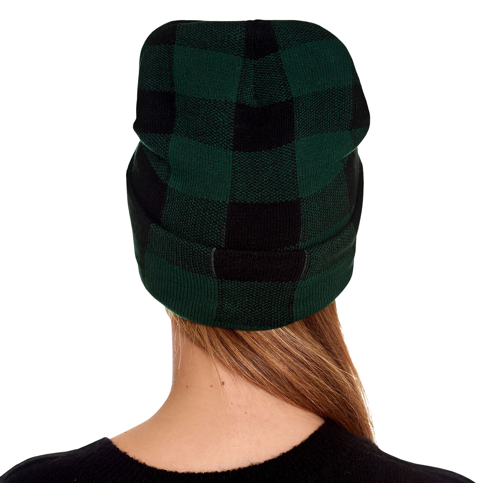 Imagen del producto Harry Potter - Gorro de Cuadros con Escudo de Slytherin