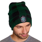 Imagen del producto Harry Potter - Gorro de Cuadros con Escudo de Slytherin