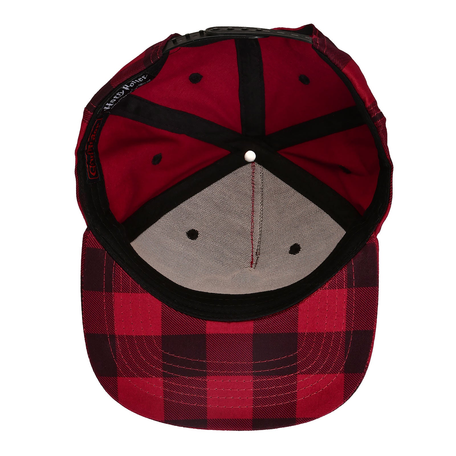 Imagen del producto Harry Potter - Gorra Snapback de Cuadros con Escudo de Gryffindor