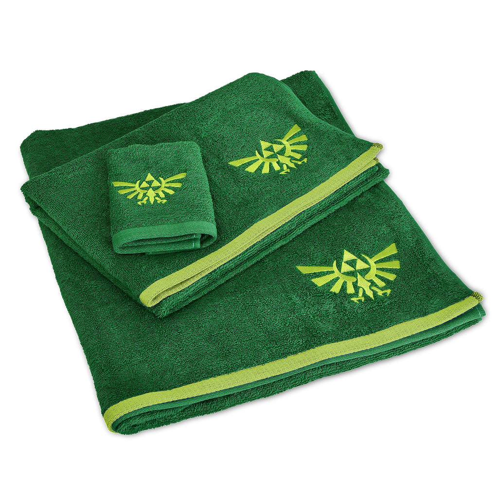 Product image Zelda - Hyrule Logo Towels with Washcloth 3-piece Set