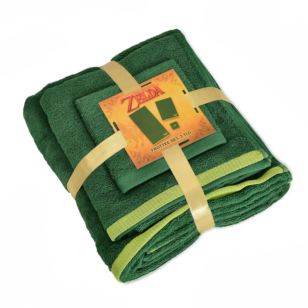 Product image Zelda - Hyrule Logo Towels with Washcloth 3-piece Set
