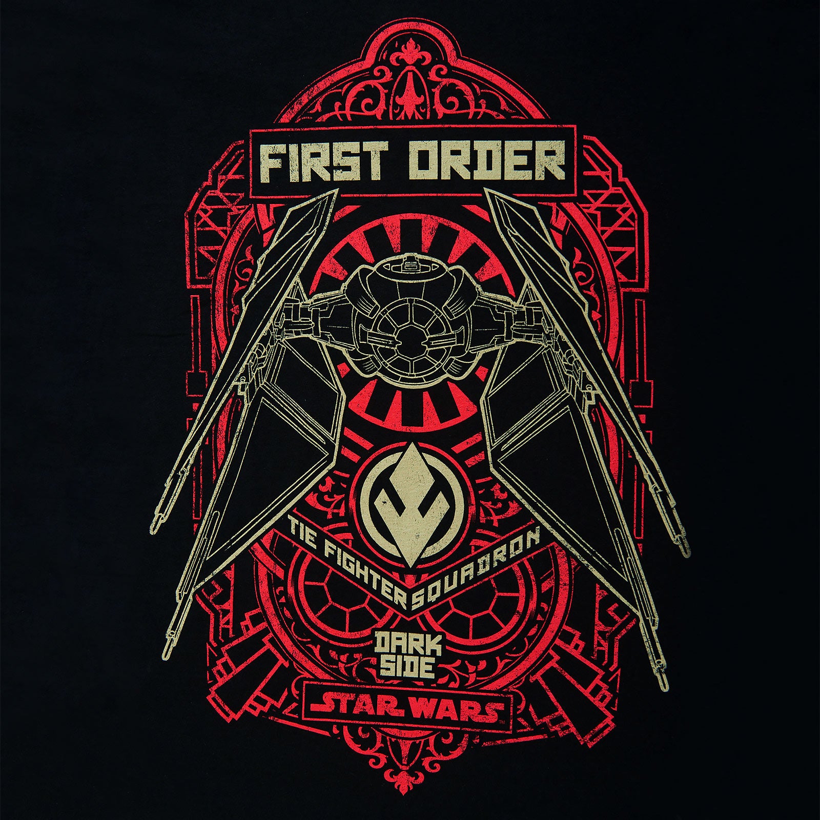 Imagen del producto Star Wars - Camiseta negra del Escuadrón de Cazas Tie