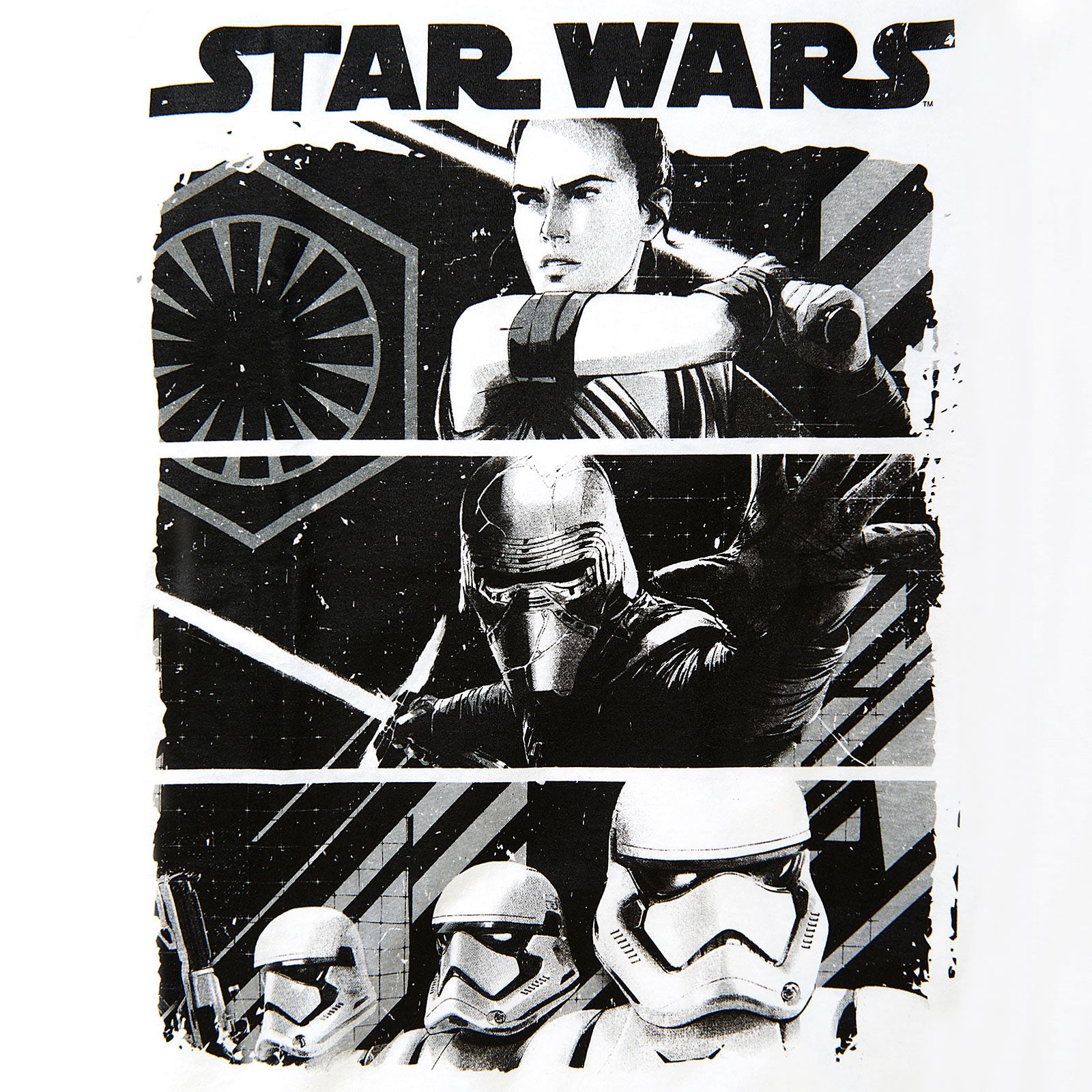 Imagen del producto Star Wars - Camiseta de Fuerzas de Combate blanca