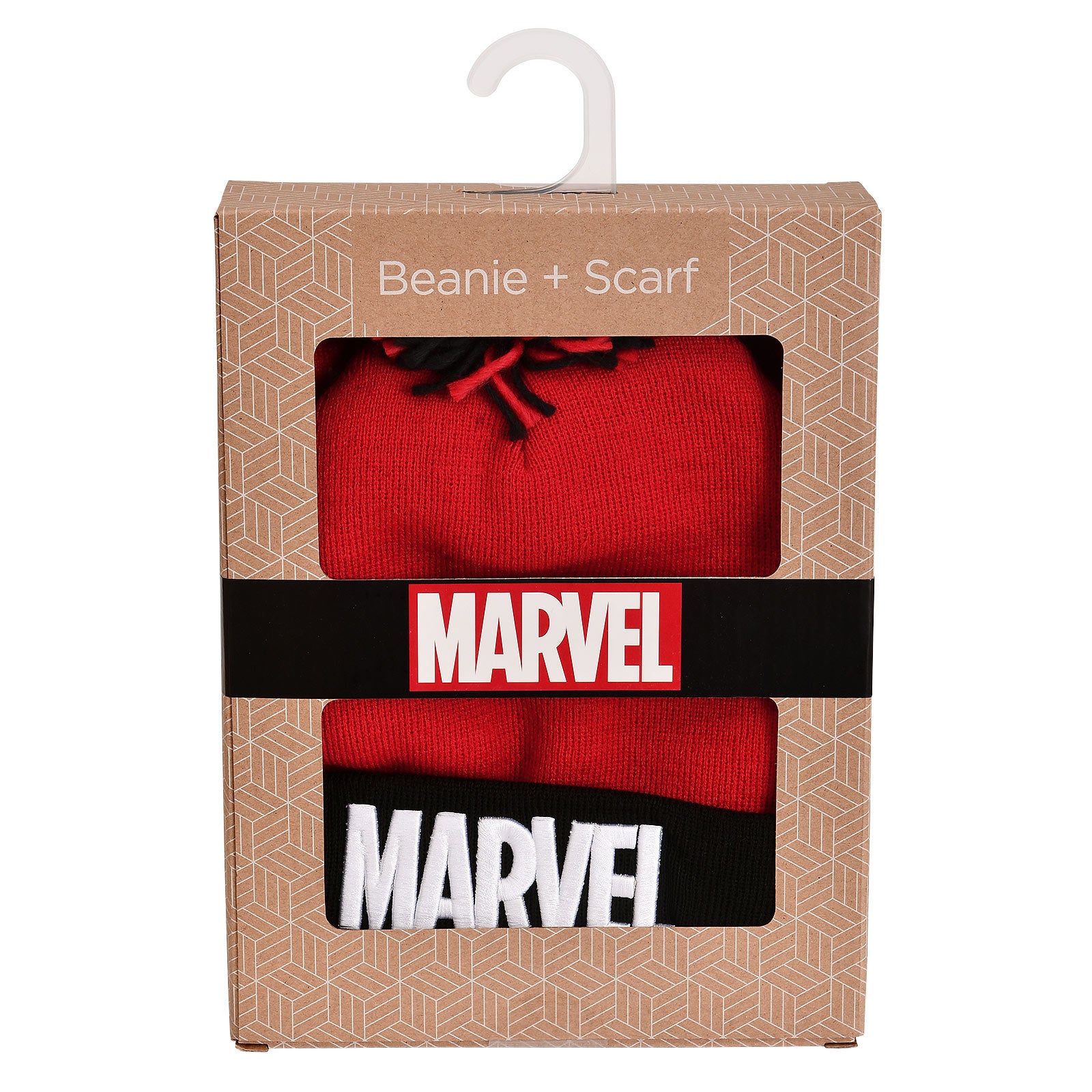 Imagen del producto Conjunto de regalo de gorro y bufanda de Marvel