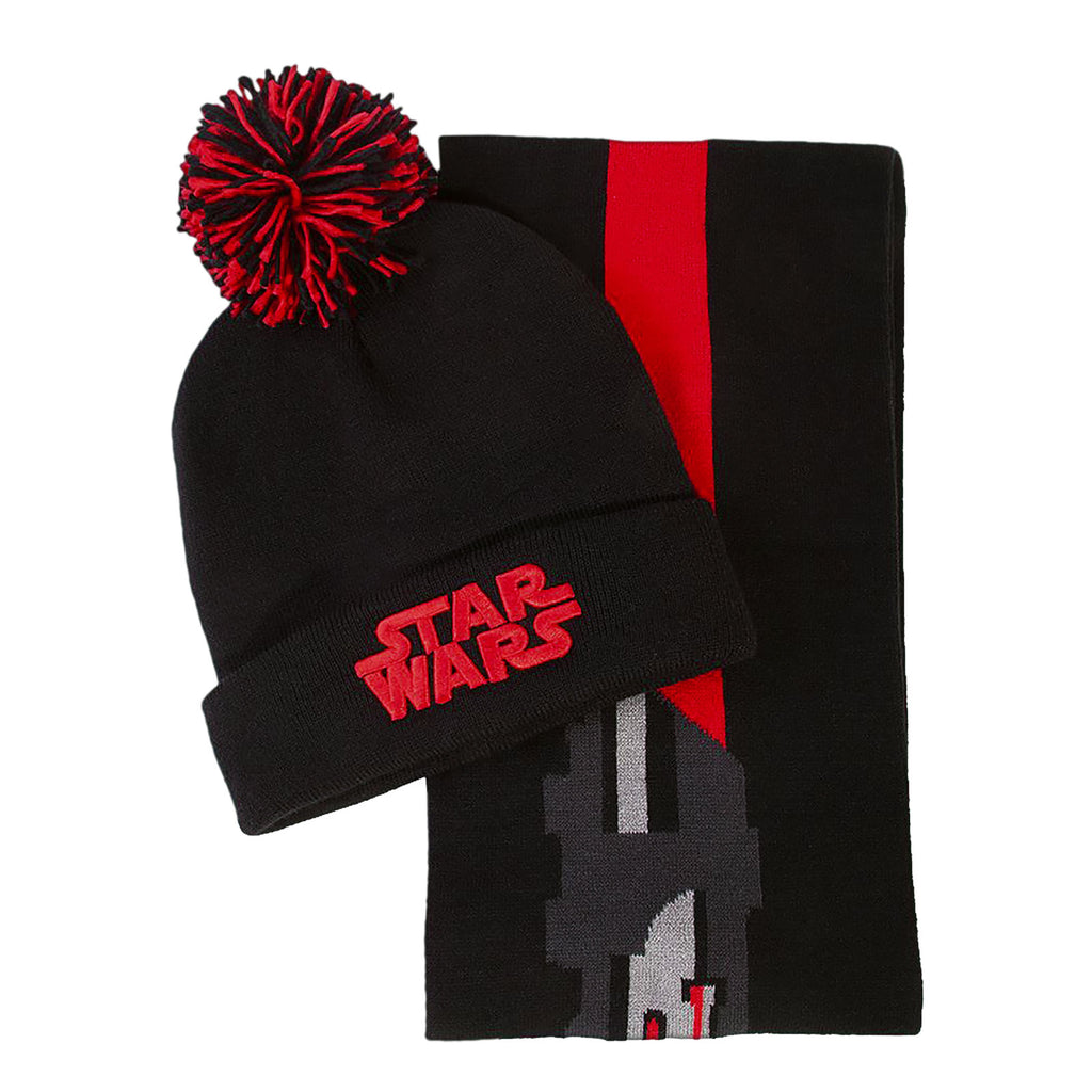 Imagen del producto Star Wars - Set de regalo de gorro y bufanda de Darth Vader