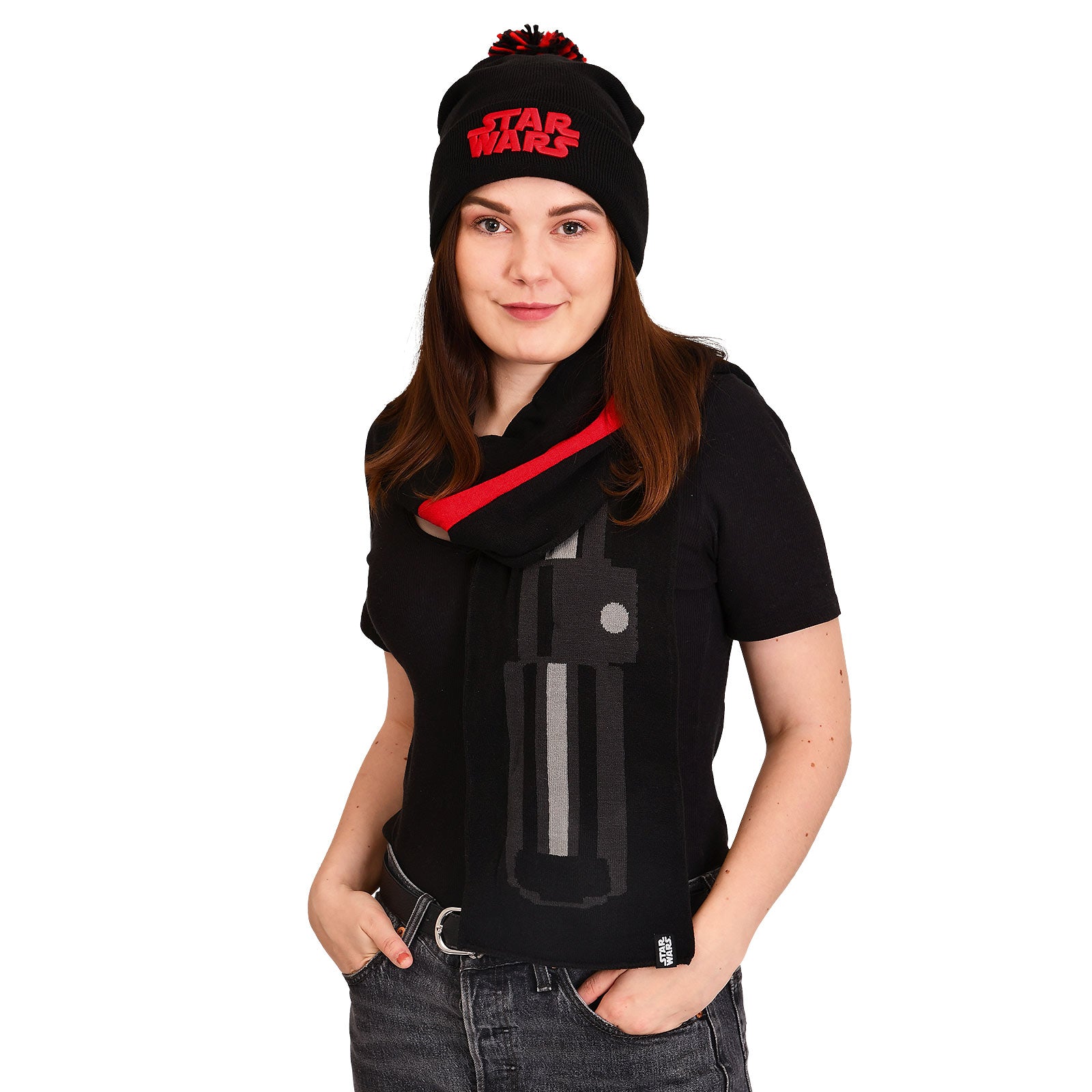 Imagen del producto Star Wars - Set de regalo de gorro y bufanda de Darth Vader