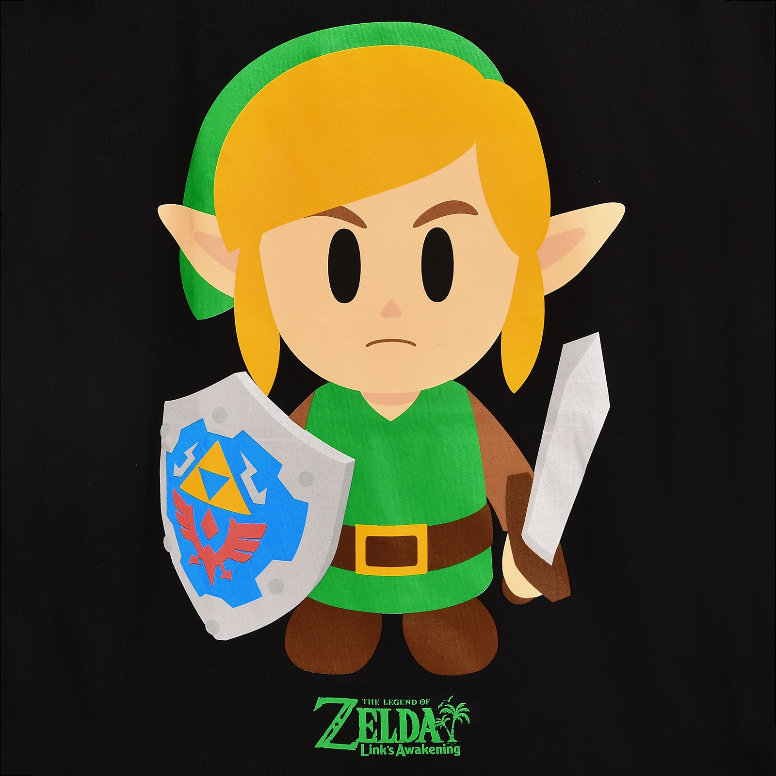 Imagen del producto Zelda - Camiseta de Link's Awakening negra