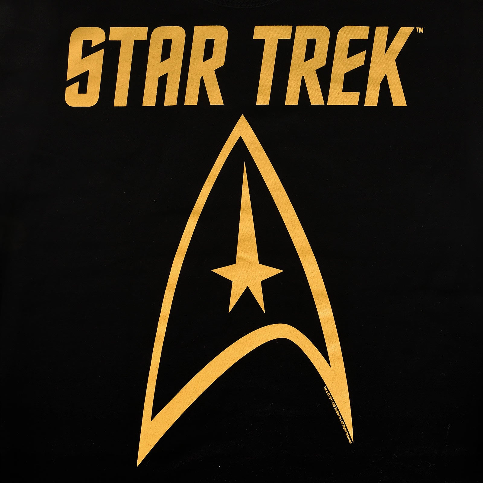 Imagen del producto Star Trek - Camiseta con logo negra